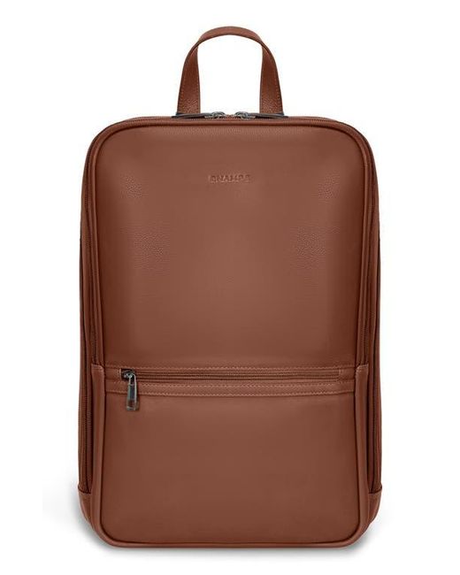 CHAMPS Brown Onyx Leather Backpack for men