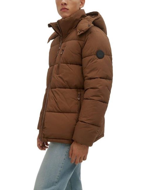 Noize Brown Baltimore Puffer for men