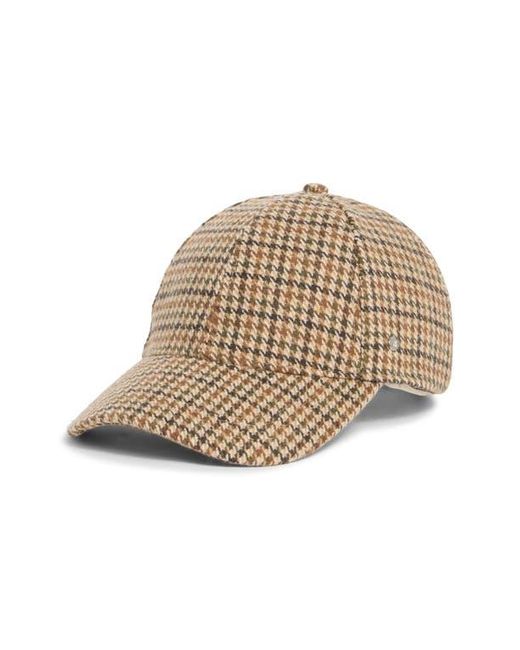 Steve Madden Natural Glen Plaid Bungee Baseball Cap