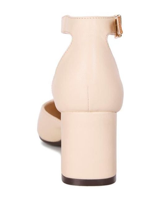 LONDON RAG Natural Myla Pointed Toe Pump