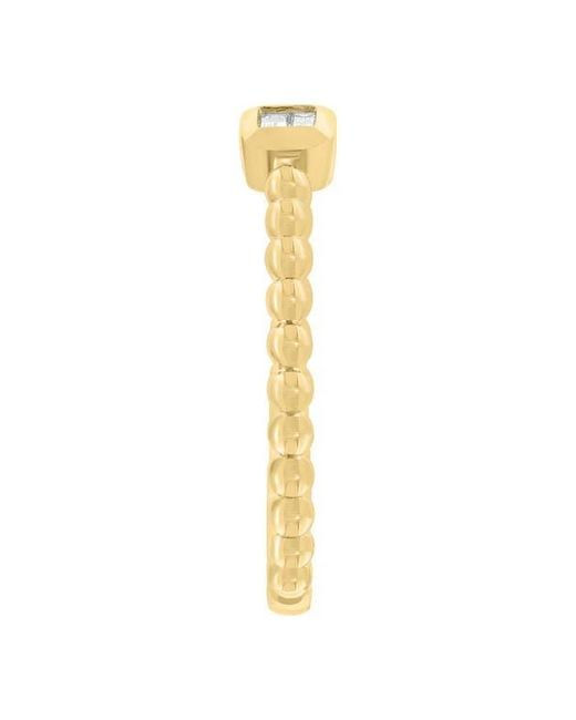 Effy Metallic Diamond Bubble Stacking Ring