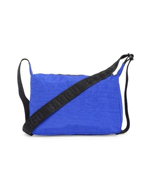 Baggu Blue Medium Cargo Crossbody Bag