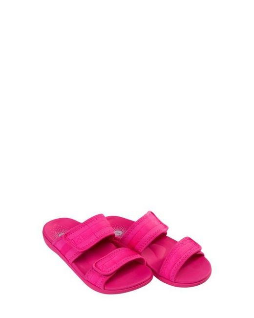 Revitalign Pink Elevate Double Strap Slide Sandal