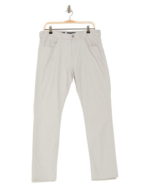 Lucky Brand White Cotton Stretch Canvas Pants for men