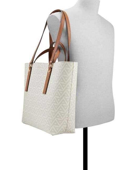 ALDO White Cibrian Two-In-One Tote Bag