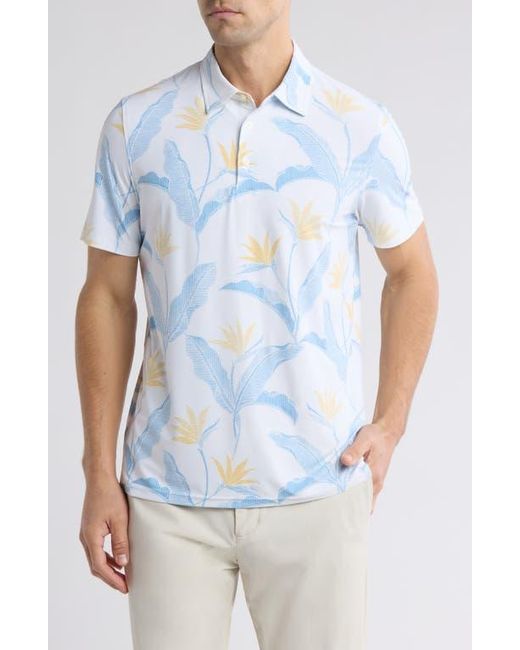 Reyn Spooner Blue Paradise Calling Performance Polo for men