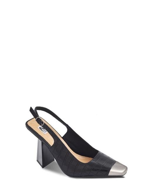 Ninety Union Blue Jane Cap Toe Slingback Pump