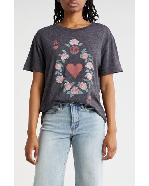 Lucky Brand Black Ace Graphic T-shirt