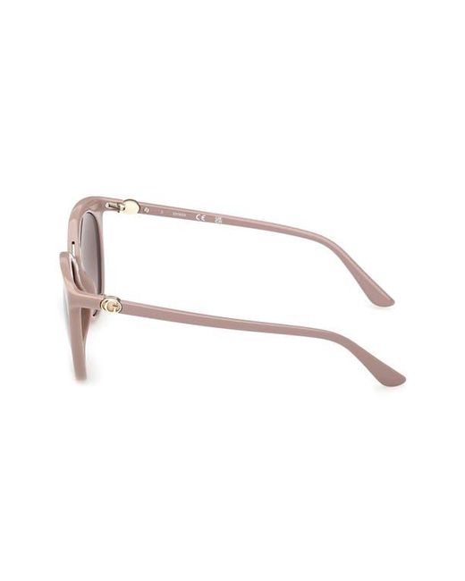 Guess Pink Round Sunglasses for men