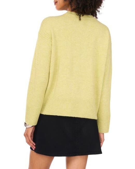 Vince Camuto Yellow Relaxed Fit Sweater