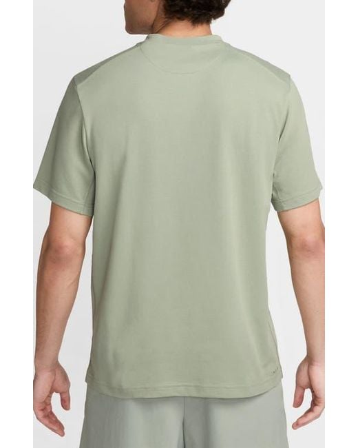 Nike Green Primary Training Dri-Fit Short Sleeve T-Shirt for men