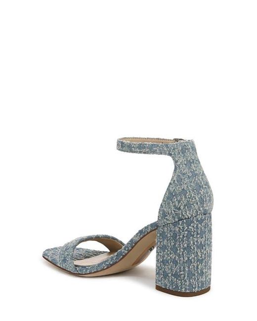 Sam Edelman White Daniella Ankle Strap Sandal