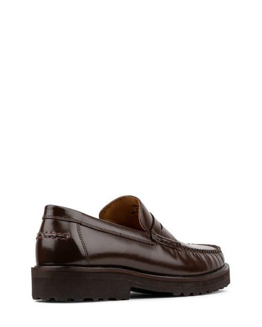 Donald J Pliner Brown Judd Penny Loafer for men