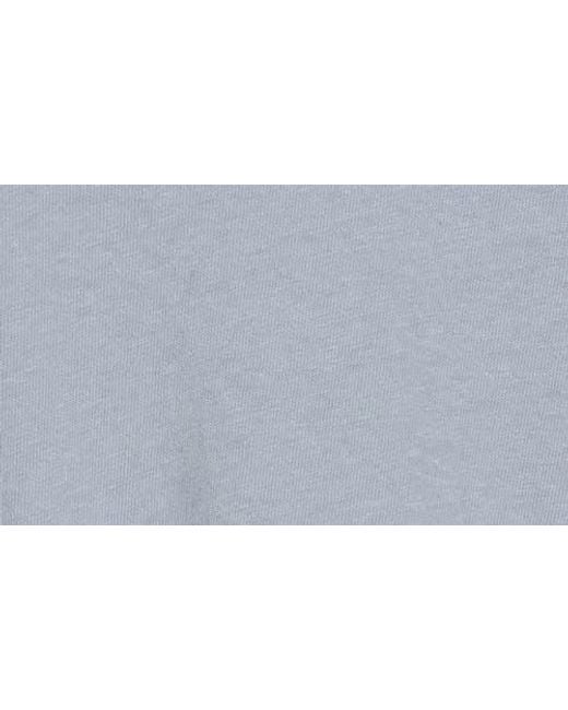 James Perse Blue Shrunken Tee
