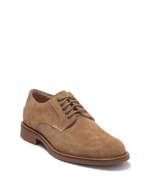 Sperry Top-Sider Brown Annapolis Plain Toe Suede Oxford for men