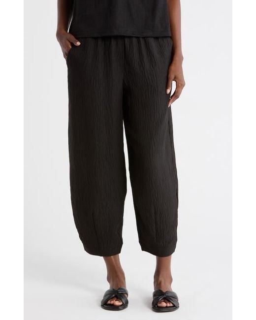 Max Studio Black Drawstring Lantern Pants