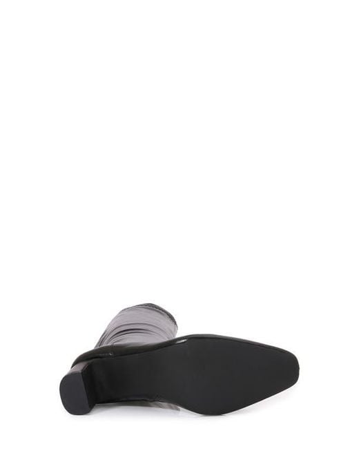 BERNESS Black Square Toe Boot