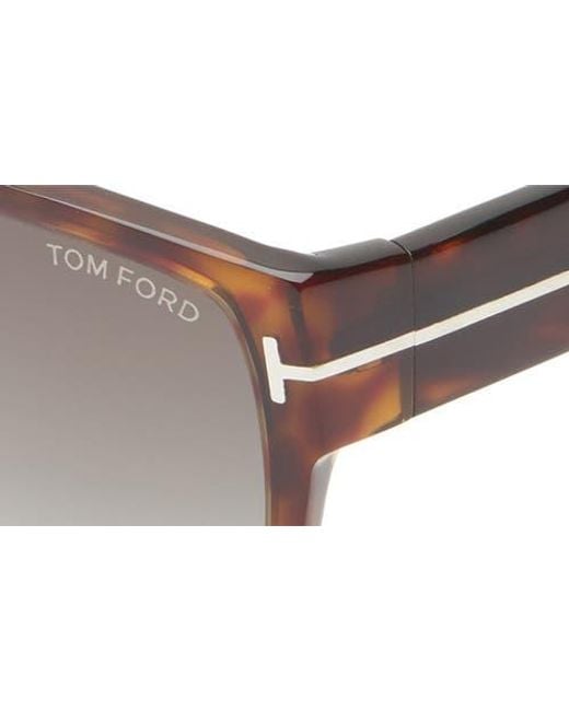Tom Ford Multicolor 56Mm Rectangle Sunglasses for men