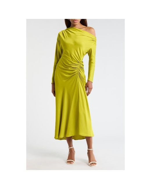 alc long sleeve dress A.L.C. Lia Long-Sleeve Maxi Dress