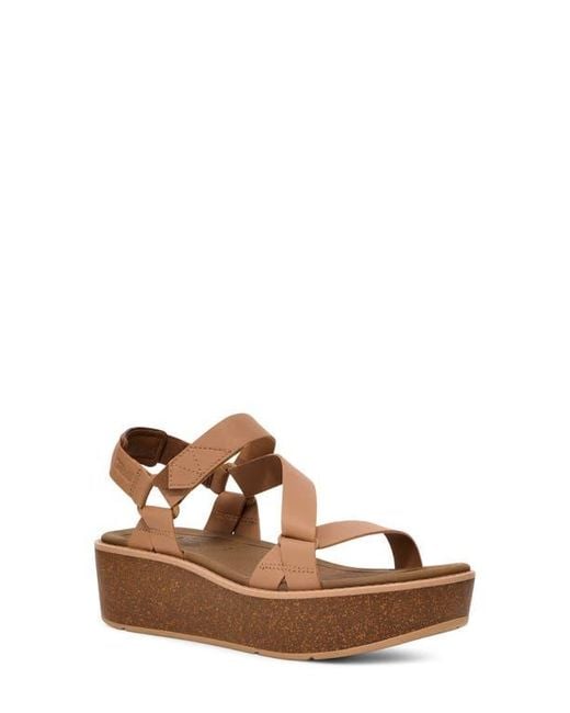 Teva Brown Madera Wedge Sandal