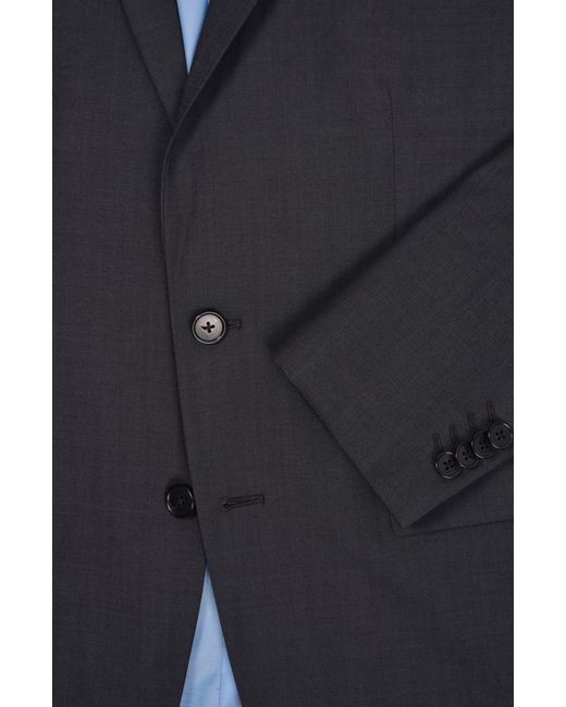 Original Penguin Black Two Button Wool Blend Two-piece Suit Set for men