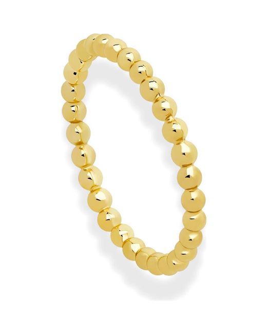 MOD AND JO Metallic Beaded Stacking Ring