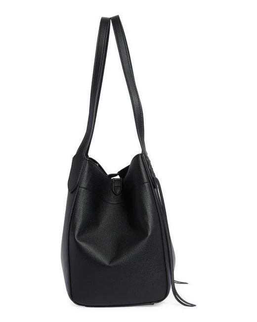 Sam Edelman Black Hellen Pebbled Leather Tote Bag