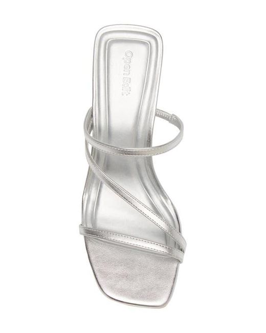 Open Edit White Tawney Sandal