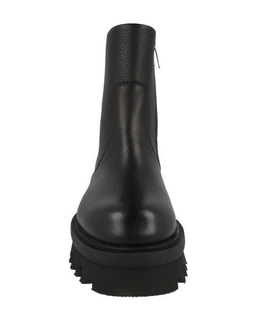 Ferragamo Black Klem Combat Boot