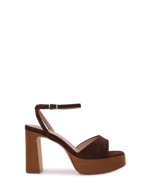BERNESS Brown Giulietta Platform Sandal