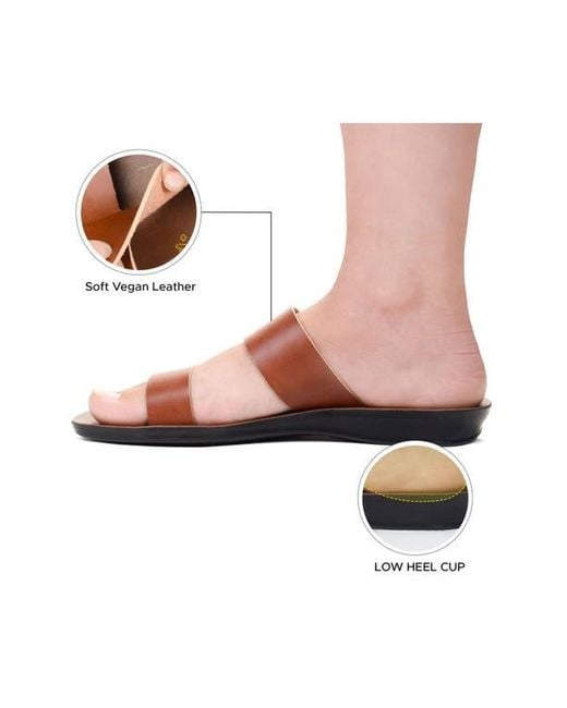 Aerosoft Brown Ella Comfort Flat