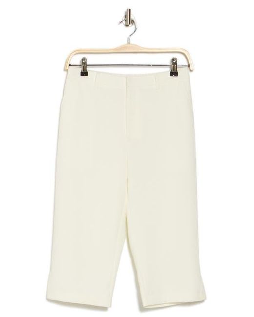 Gemma  Jane White Effortless Crop Straight Leg Pants