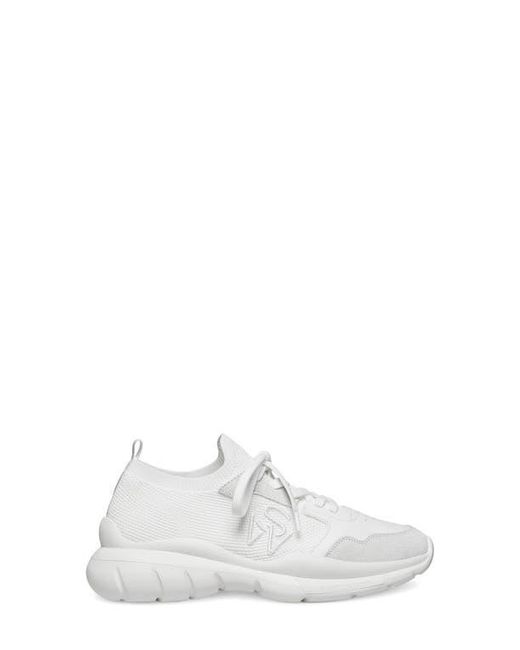 Stuart Weitzman White 5050 Knit Sneaker