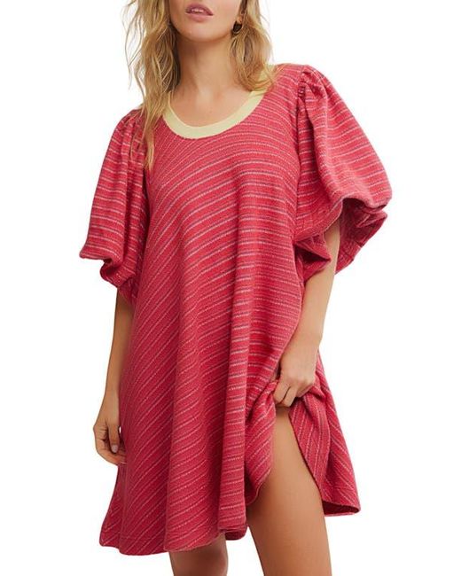 Free People Hudson Puff Sleeve Knit Dress in Red | Lyst Free People Hudson Puff Sleeve Knit Dress in Red | Lyst