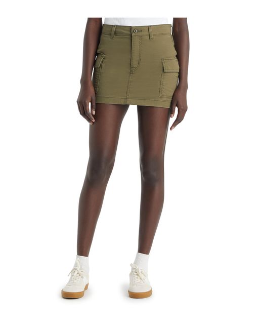 Levi's Green Cargo Miniskirt