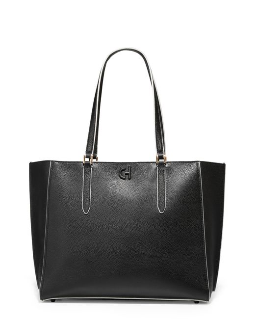 Cole Haan Black Go-to Leather Tote
