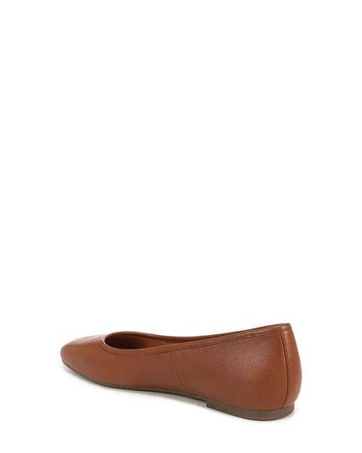 Vionic Brown Orinda Square Toe Flat