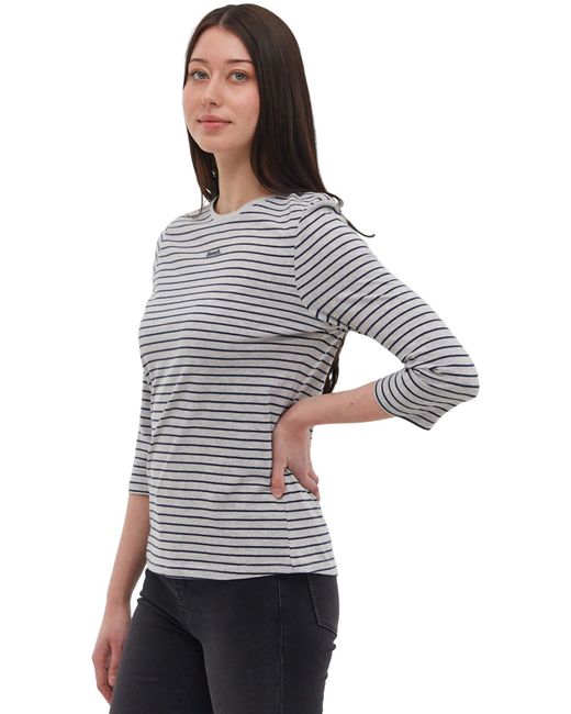 Bench Gray Savita Stripe T-shirt