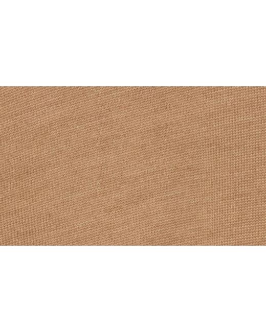 Brooks Brothers Black Regular Fit Crewneck Wool Sweater for men