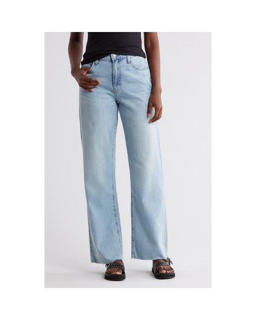 Lucky Brand Blue High Waist Wide Leg Jeans