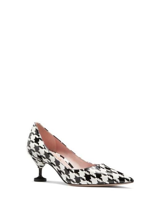 Kate Spade White Garnish Pointed Toe Pump