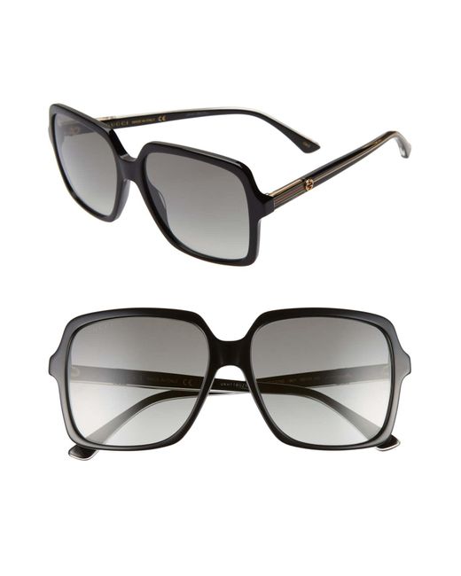 Gucci Black GG0375S 001 Women's Sunglasses