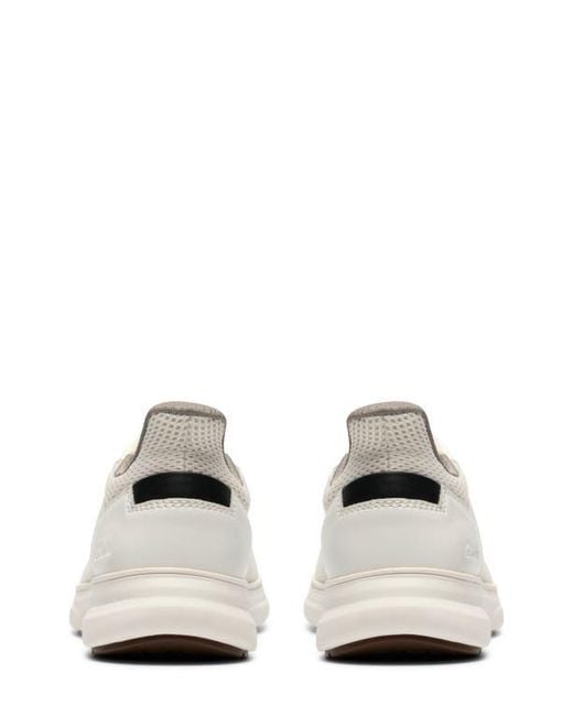 Clarks White Mullan Go Sneaker for men