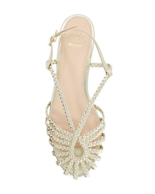 Dune White Hoopla Flat Sandal