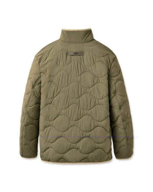 Ugg Green Jareth Quilted Shirt Jacket for men
