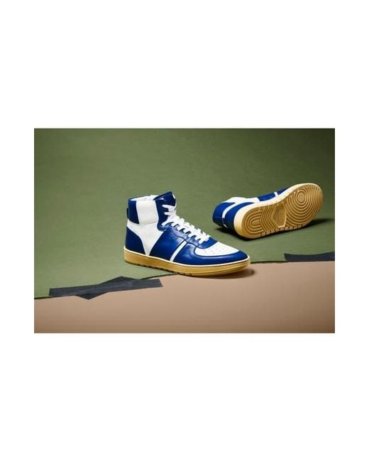 Collegium Blue Pillar Destroyer High Top Sneaker for men