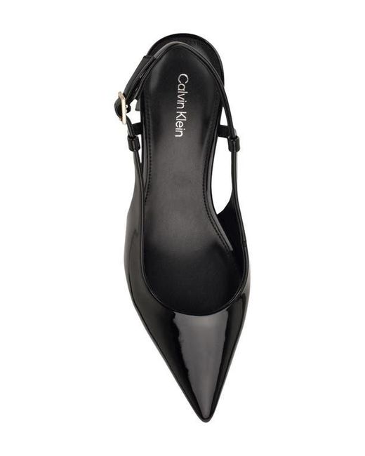 Calvin Klein Black Susie Slingback Pump