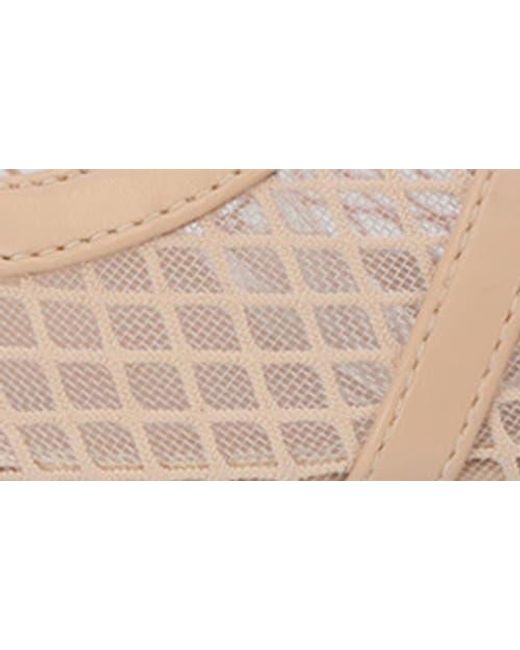 Seven7 Natural Mesh Pointed Toe Slingback Pump