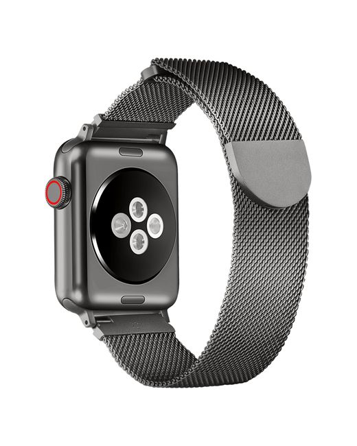 The Posh Tech Black Infinity Stainless Steel Mesh Apple Watch® Band