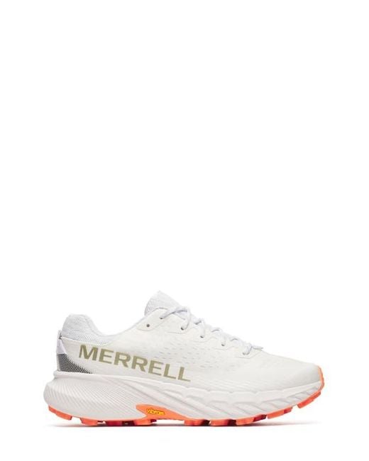 Merrell White Agility Peak 5 Running Shoe for men